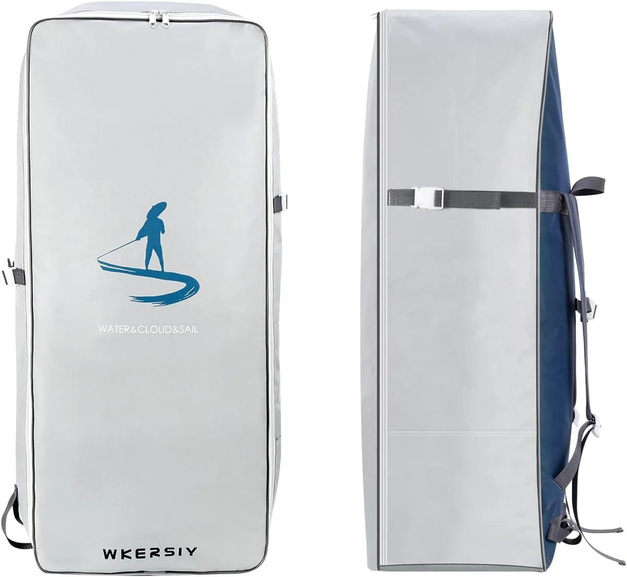 105L Paddleboard Backpack Waterproof Inflatable Paddleboard Bag Durable Large Capacity Stand-up Board Backpack Portable for Surfing Paddleboarding Beach