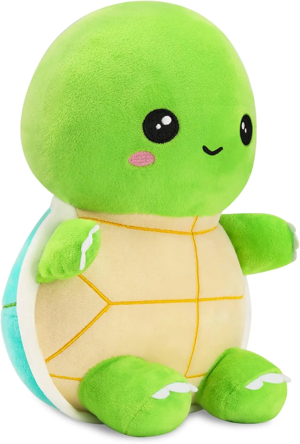11'' Green Turtle Plushies Cute Stuffed Animal Tortoise Plush Toy Adorable Soft Turtle Doll Creative for Kids Boys Girls