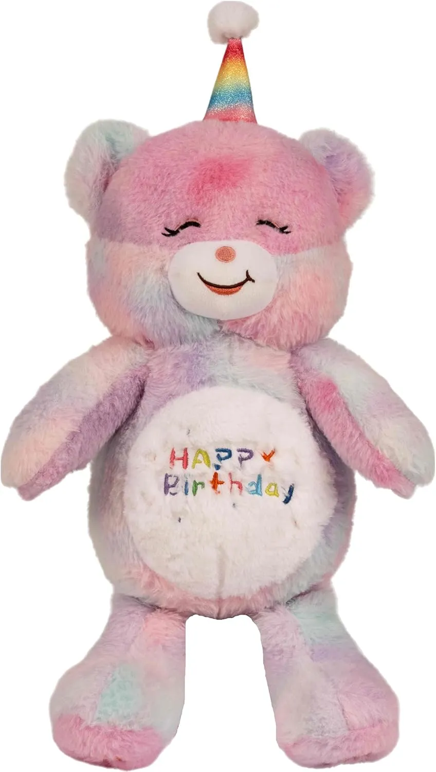 12 Inch Rainbow Bear Stuffed Animals Happy Birthday Bear Soft Rainbow Teddy Bear Plush Toys Stuffed Bear Plushies Animal Colorful Teddy Bear Plush Doll Animal Toy for Kids & Lovers…