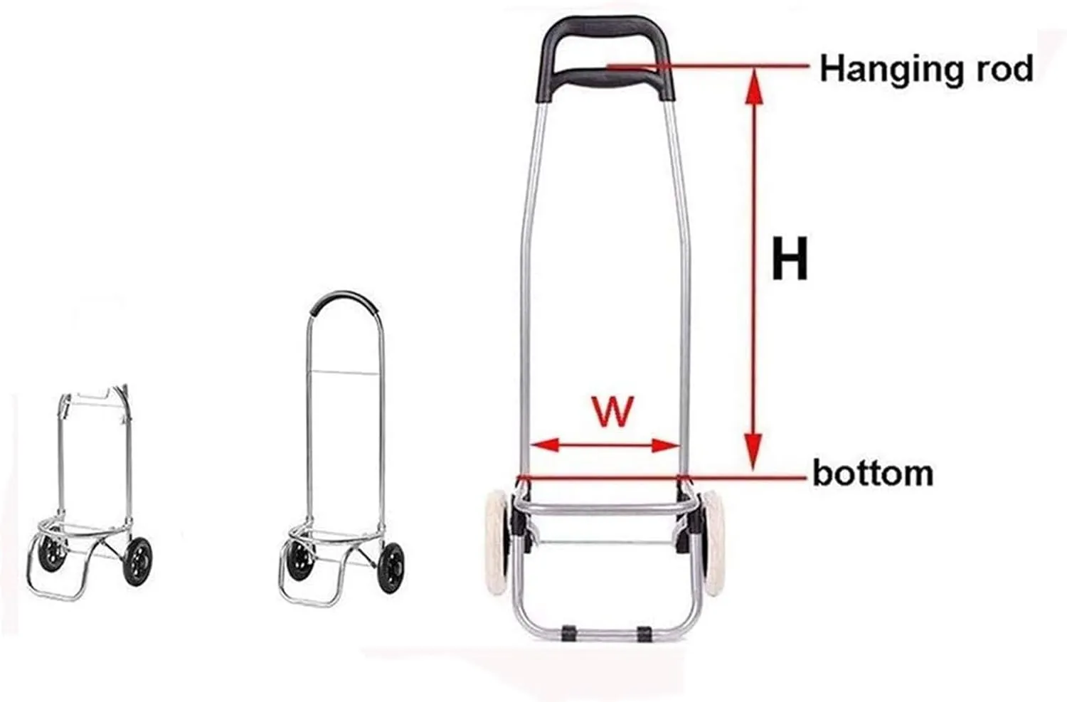 1/2Pcs Shopping Cart Replacement Bag - 45L Portable Trolley Replacement Bag, Double Layer Oxford Cloth Waterproof Storage Bag, Removable Shopping Cart Replacement Bag, for Utility
