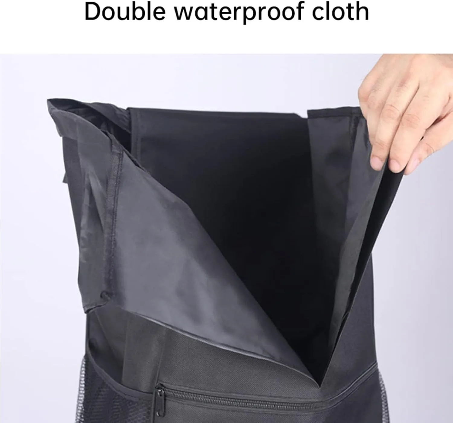 1/2Pcs Shopping Cart Replacement Bag - 45L Portable Trolley Replacement Bag, Double Layer Oxford Cloth Waterproof Storage Bag, Removable Shopping Cart Replacement Bag, for Utility