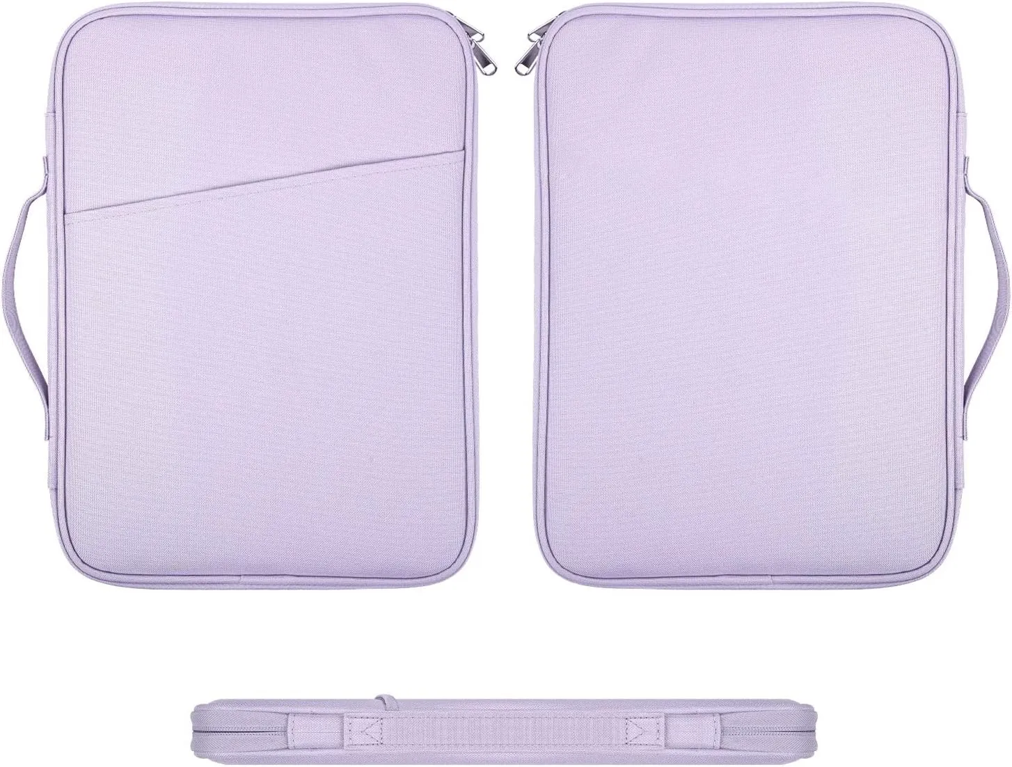13 Inch iPad Pro Air Sleeve, Chromebook iPad Carrying Sleeve Case Bag for Samsung Galaxy Tab S9  Plus/S9 FE /S8  12.4", Surface Pro 10/9/8/X, iPad Pro 13 M4, Purple