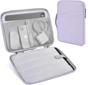 13 Inch iPad Pro Air Sleeve, Chromebook iPad Carrying Sleeve Case Bag for Samsung Galaxy Tab S9  Plus/S9 FE /S8  12.4", Surface Pro 10/9/8/X, iPad Pro 13 M4, Purple