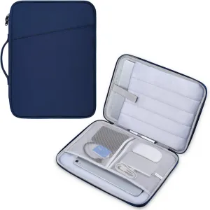 13 inch Laptop Case Sleeve Compatible with 2025-2022 MacBook Air 13-Inch M4 A3240 / M3 A3113 / M2 A2681, Apple New MacBook Air 13.6 Shockproof Protective Bag - Blue