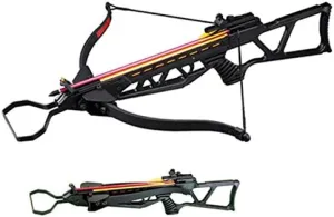 130 lbs Foldable Hunting Crossbow Package 7 x 14'' Aluminum Arrows and 4 x 20 Scope (Black)