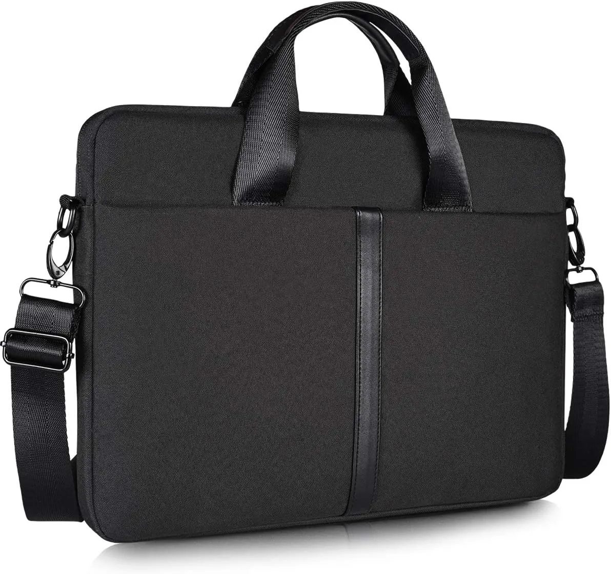 14-15 Inch Laptop Sleeve Shoulder Bag Men Women Briefcase Handbag for MacBook Pro 14 M4/M3/M2/M1, HP Pavilion X360/Chromebook 14", ASUS Chromebook 14, Dell Inspiron 14" Carrying Case, Black
