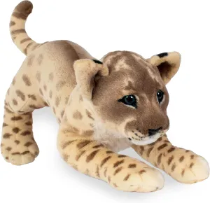 15.75" Lion Stuffed Animal - Cute Lion Cub Plush Animals, Realistic Stuffed Animals Stuffed Lion Plush Toys, Wild Life Zoo Lion Toy (Lion Cub, 15.75")