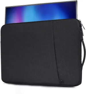 18.5 Inch Portable Monitor Case Sleeve Bag Compatible with Most Large 18.5 Inch Portable Monitor Water Resistant Carrying Pouch Bag with Pocket(18.1x11.8 Inch)