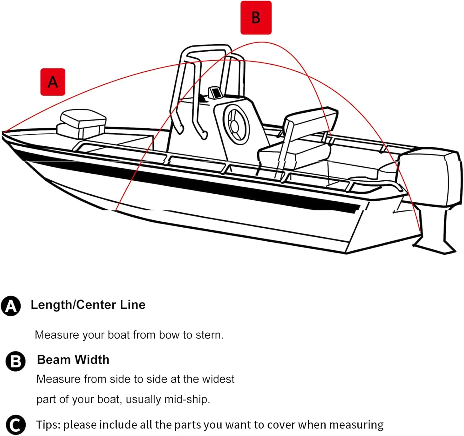 19-21ft Waterproof Boat Cover 420d Marine Grade Oxford Cloth V-Hull Boat Mooring Cover Dust-Proof Anti-Uv Protection Trailerable T-Top Boat Cover