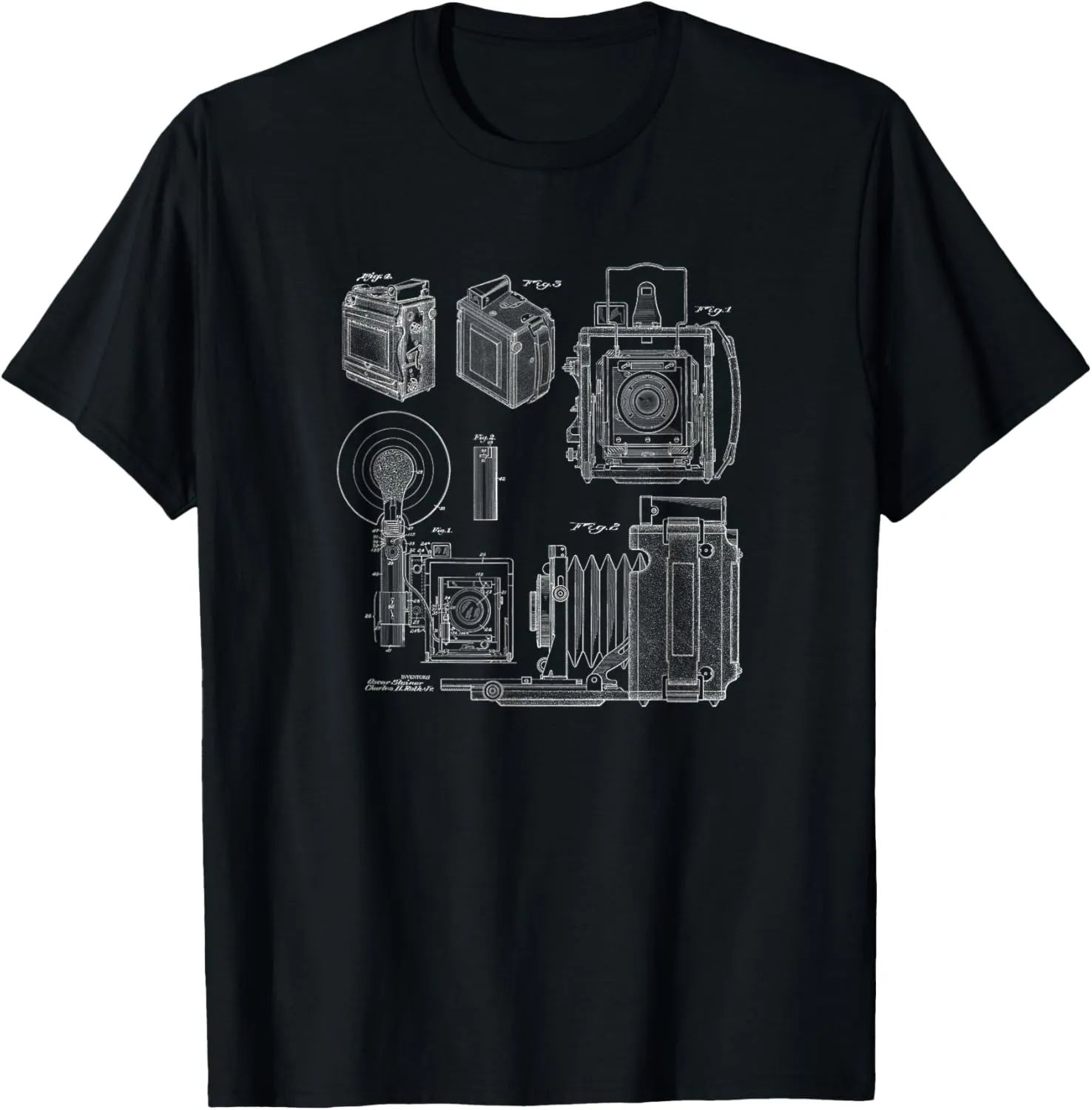 1938 Graflex Speed Graphic Camera | Photographer T-shirt