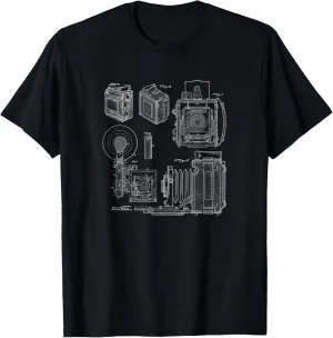 1938 Graflex Speed Graphic Camera | Photographer T-shirt