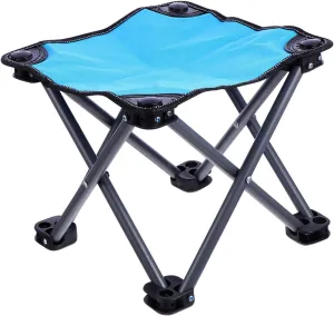 1Pc Outdoor Folding Chair Durable Portable Camping Stool for Fishing Beach and Barbecue Lightweight Frame with Premium Easy to Carry and Store