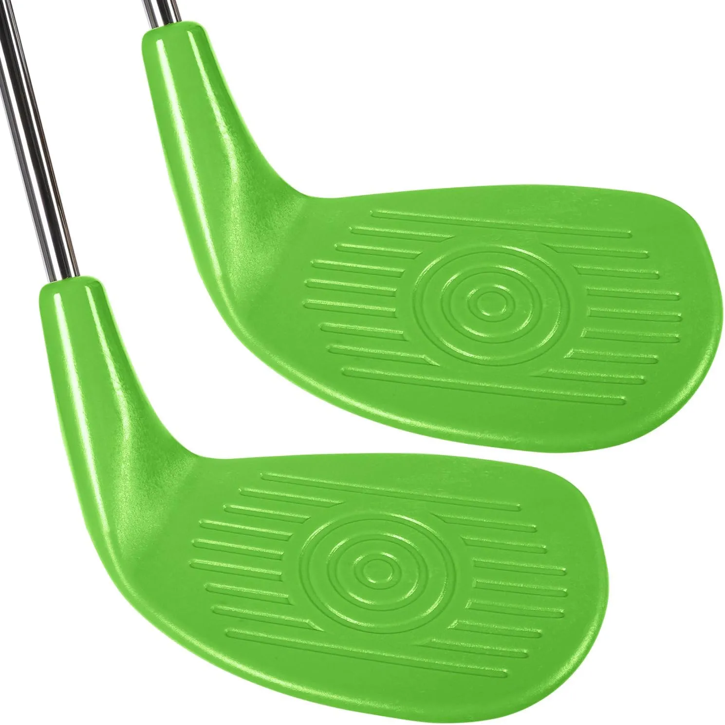 [2 Pack] Backyard Outdoor Golf Clubs with Oversized Club Heads - Two Right-Handed Clubs Perfect for Players Over 5ft Tall - Made to Hit Plastic or Foam Balls - Safe for Sand Grass Yards Beach & Parks