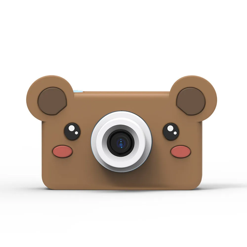 2400w Pixel Children's Camera Strap Silicone Cartoon Phone Case Birthday Gift Suitable for Girls and Boys