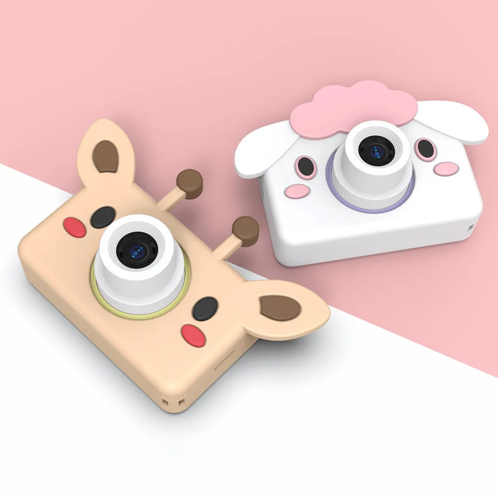 2400w Pixel Children's Camera Strap Silicone Cartoon Phone Case Birthday Gift Suitable for Girls and Boys