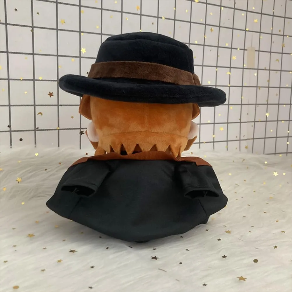 2pcs Anime Figures Plush Ranpo Edogawa & Nakahara Chuuya Cosplay Stuffed Figures Pillow, Cute Manga Characters Throw Pillow Home Decoration Gifts