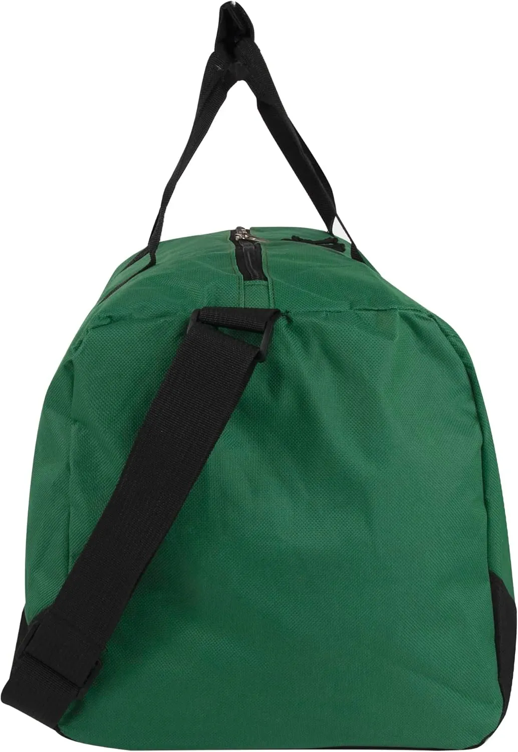 30 Liter, 17 Inch Canvas Duffle Bags for Men and Women – Travel Weekender Overnight Carry-On Shoulder Duffel Tote Bags (Green)