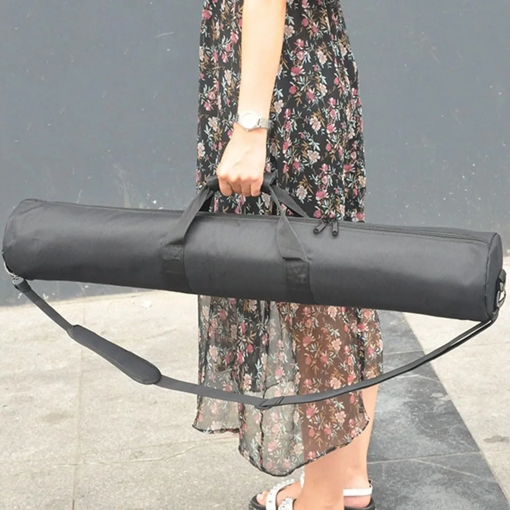 40-120cm Tripod Carrying Case Bag, Waterproof Tripod Travel Carrying Storage with Shoulder Strap Padded & Handle for Light Stands, and Tripod Photography Accessories(90cm)