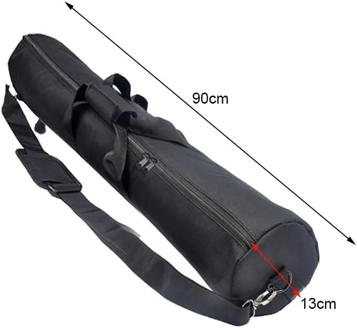 40-120cm Tripod Carrying Case Bag, Waterproof Tripod Travel Carrying Storage with Shoulder Strap Padded & Handle for Light Stands, and Tripod Photography Accessories(90cm)