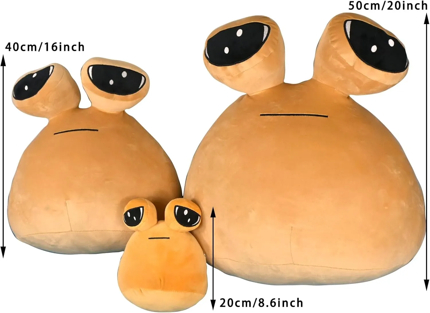 50cm/20 inch Alien Plush, Large Sad Alien, Sad Alien Plush, Emotion Alien Plushie Stuffed Animal Doll - Ideal Gift for Kids and Adult (20 inch)