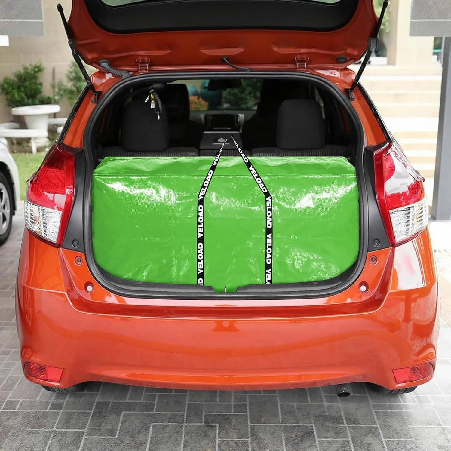 66 Gallon Extra Large Storage Bags 6 Pack – Light Green XXL Heavy Duty Waterproof Moving Tote Bags for College Dorm, Travel, Clothes & Bedding Foldable Zippered Duffle with Handles