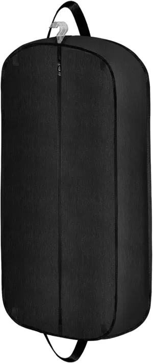 6" Gusseted Waterproof Garment Bag for Travel, 43" Tear Resistance Suit Bag for Men Travel for Suits, Tuxedos, Coats, Uniform. (Darkgrey, 42")