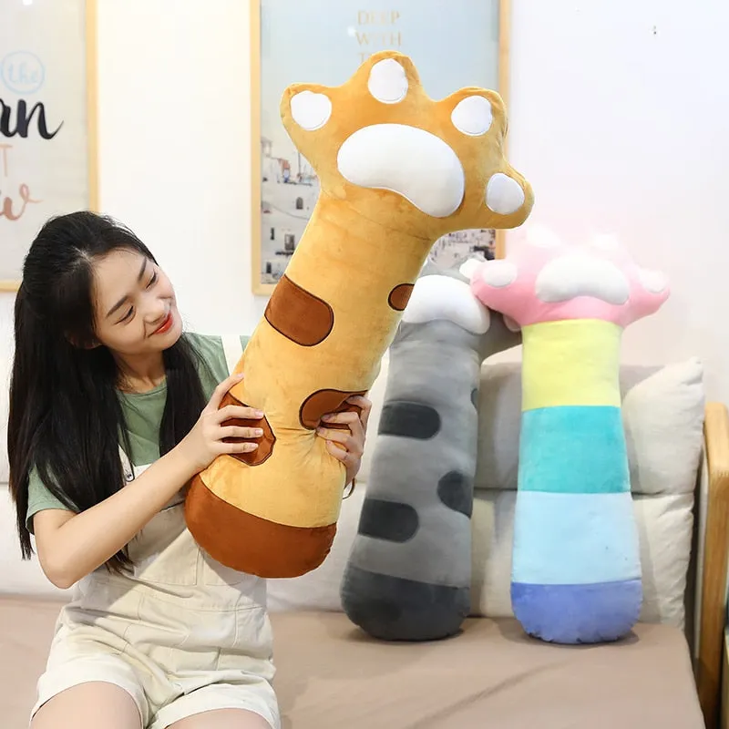 85cm Cute Cat Paw Plush Pillow Cushion