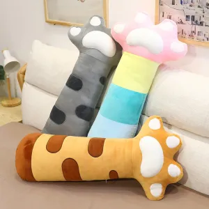 85cm Cute Cat Paw Plush Pillow Cushion