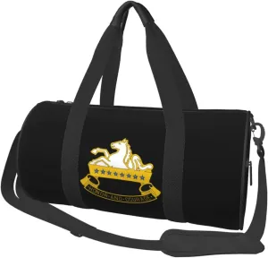 8th Cavalry Regiment Duffel Bag Gym Bag Sports Bags Foldable Travel Bag Multipurpose Backpack