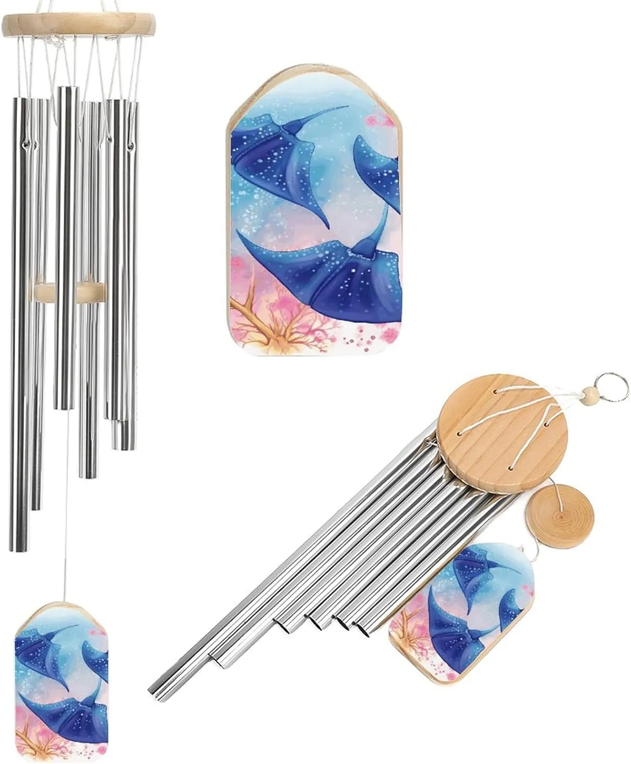 A Gym Artifact, The Canvas Sea Animals Stingrays Printed Yoga Storage Bag Is Durable, Wear-resistant And Does Not Strangle Shoulders. It Is Suitable for Both Men And Women