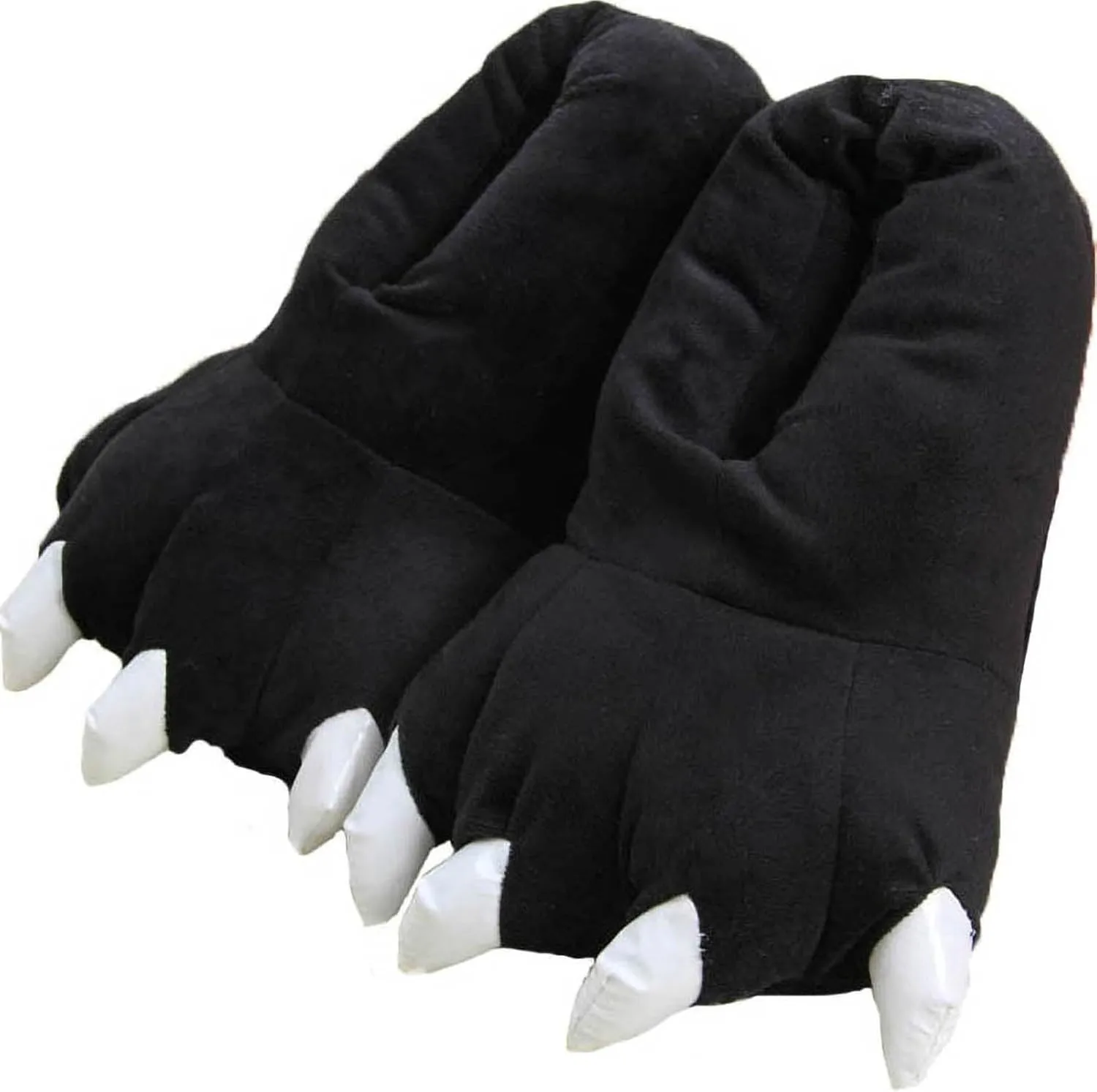 acdiac Unisex Soft Monster Claw Slippers Fun Dino Slippers Animal Paw Shoes For Men Women Boy Girl With Home Halloween Party Cosply Costume Footwear