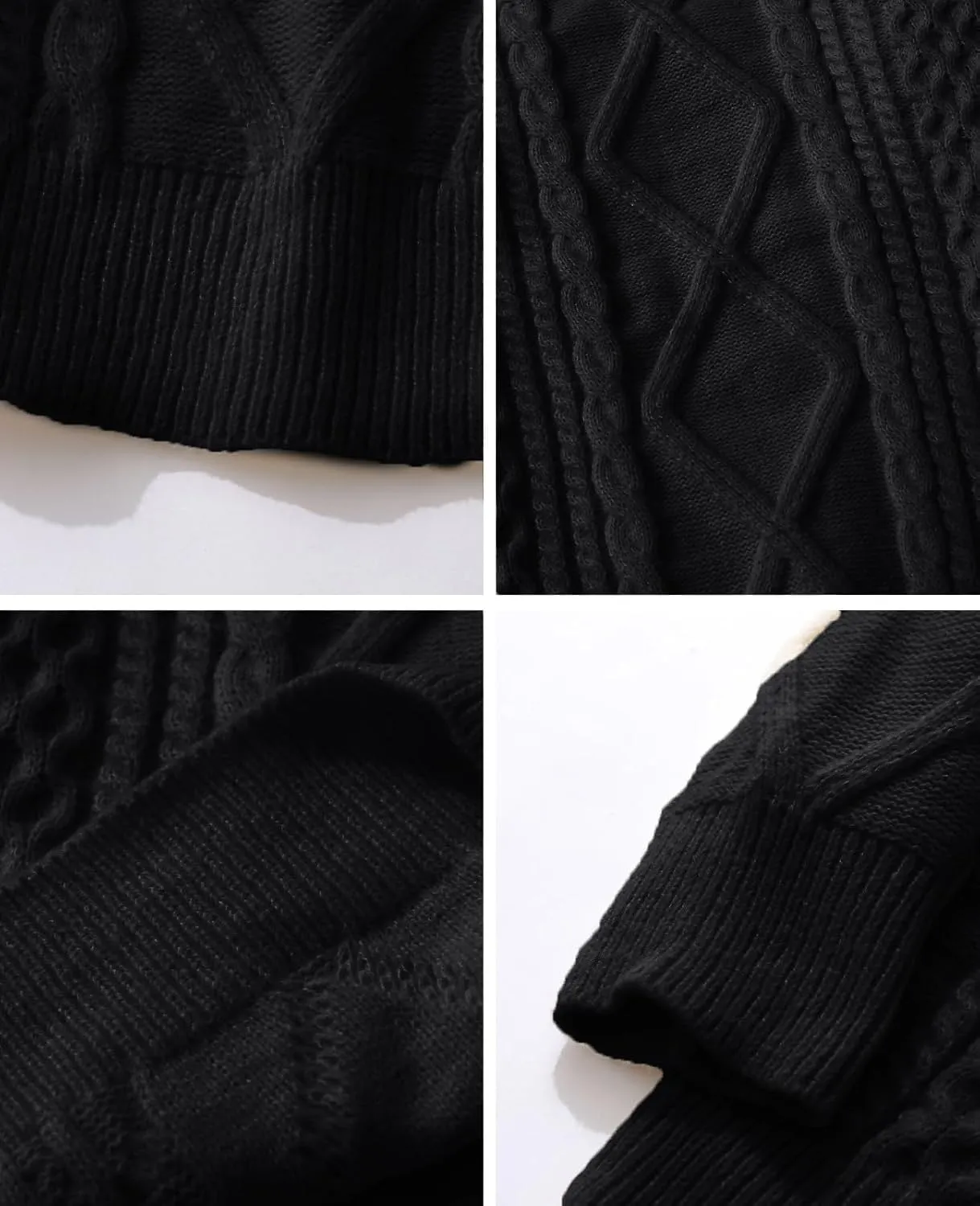 Aelfric Eden Oversized Knit Sweater Solid Vintage Pullover Sweater Unisex Woven Crewneck Knitted Tops