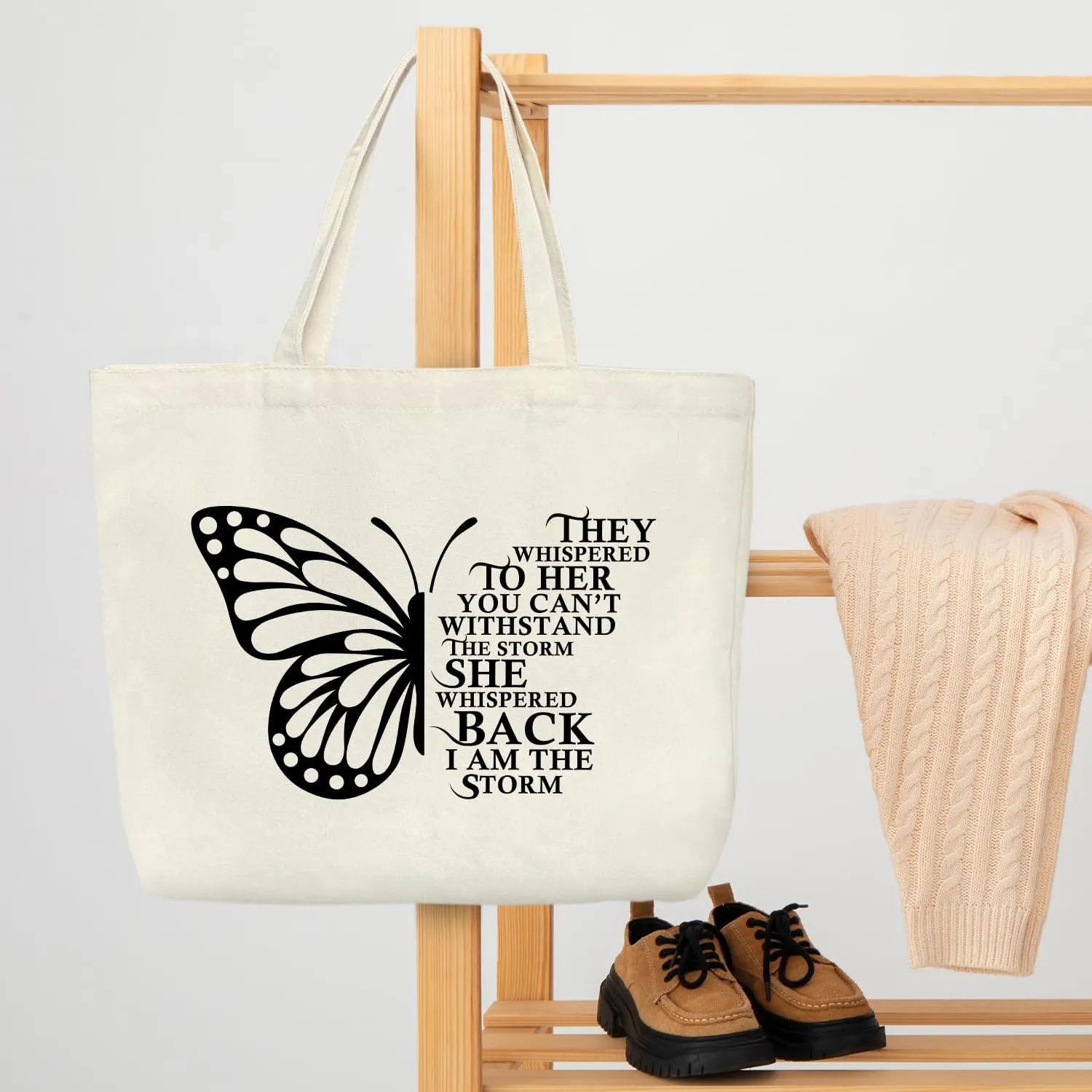 Aesthetic Canvas Tote Bag Cute Reusable Grocery Bags Shopping Tote Bag for Women