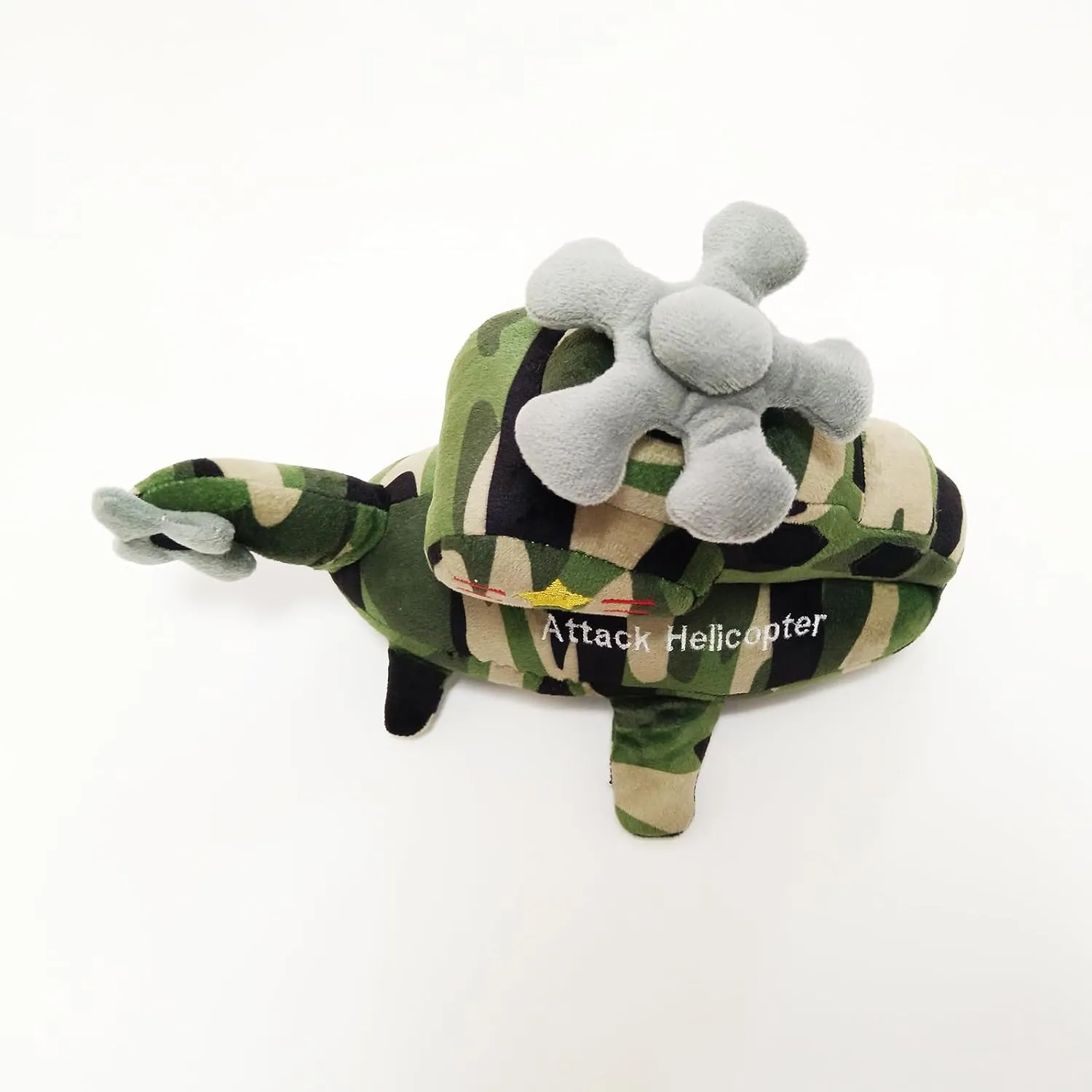 Airplan Helicopter Plush Toy Lifelike Aircraft Stuffed Toy Soft Warplane Fighter Battle Plane Pillow Gift for Kids Boys Girls 12in