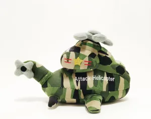 Airplan Helicopter Plush Toy Lifelike Aircraft Stuffed Toy Soft Warplane Fighter Battle Plane Pillow Gift for Kids Boys Girls 12in
