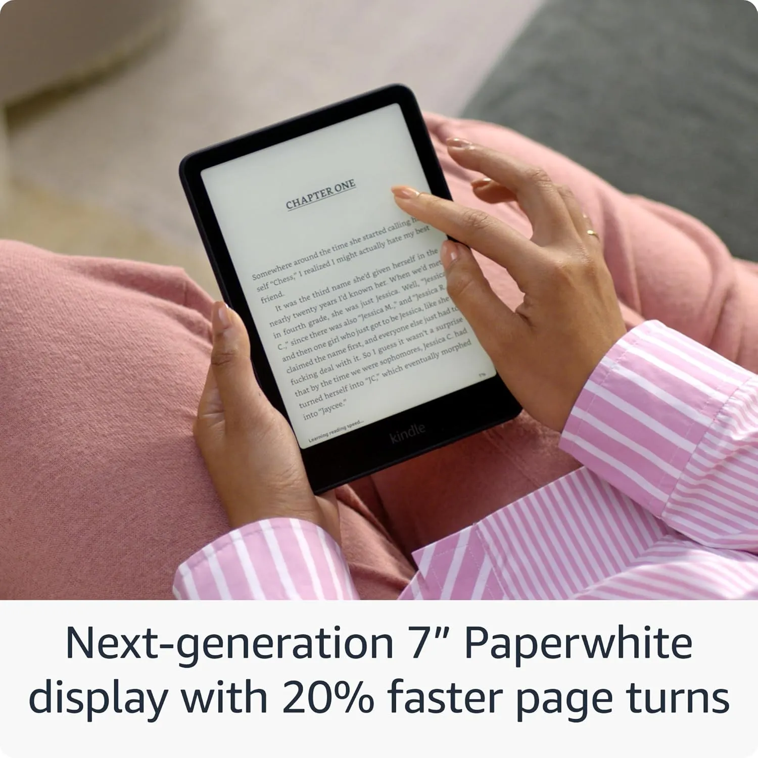 All-new Amazon Kindle Paperwhite (16 GB) – Our fastest Kindle ever, with new 7" glare-free display, and weeks of battery life – Raspberry   3 Months of Kindle Unlimited (with auto-renewal)