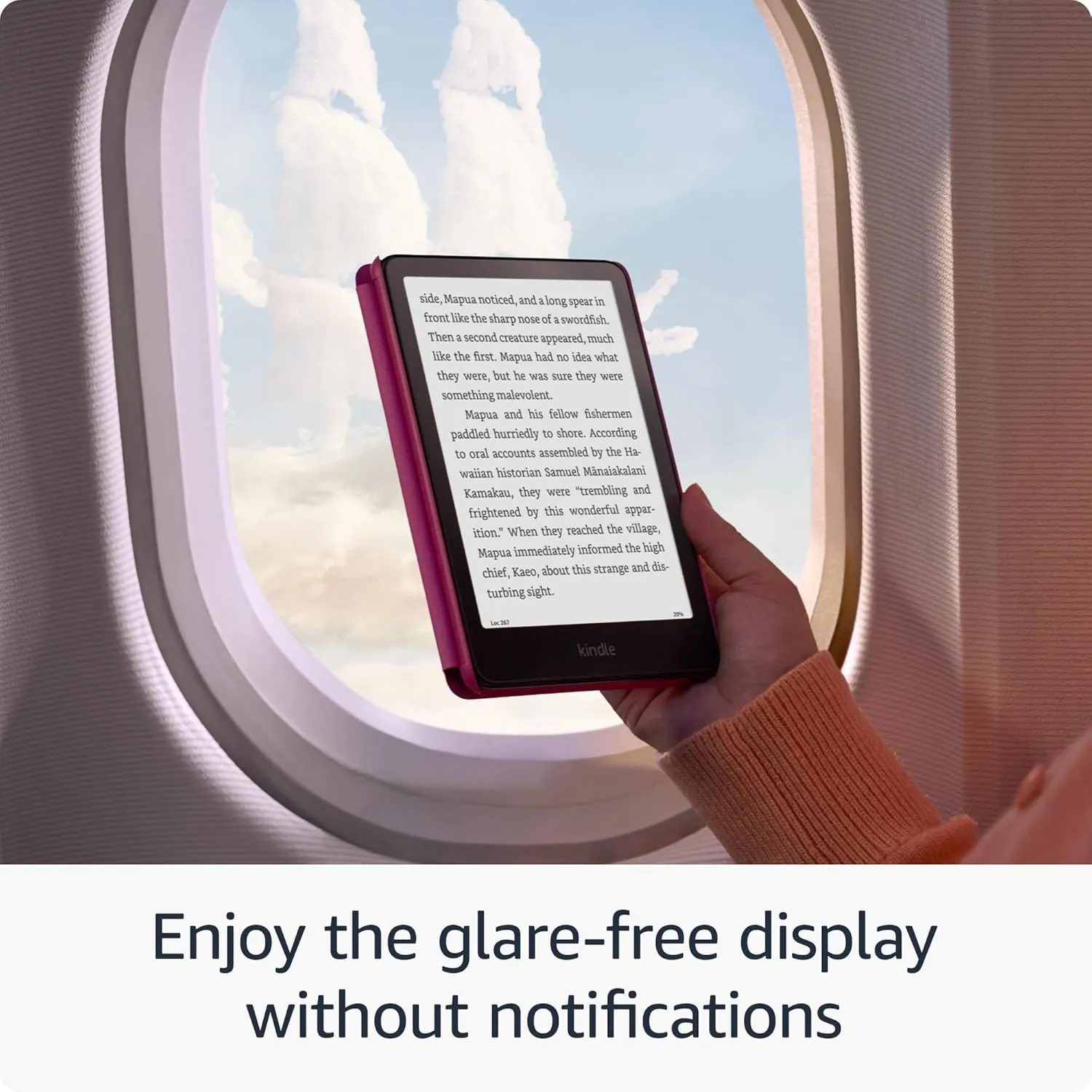 All-new Amazon Kindle Paperwhite (16 GB) – Our fastest Kindle ever, with new 7" glare-free display, and weeks of battery life – Raspberry   3 Months of Kindle Unlimited (with auto-renewal)