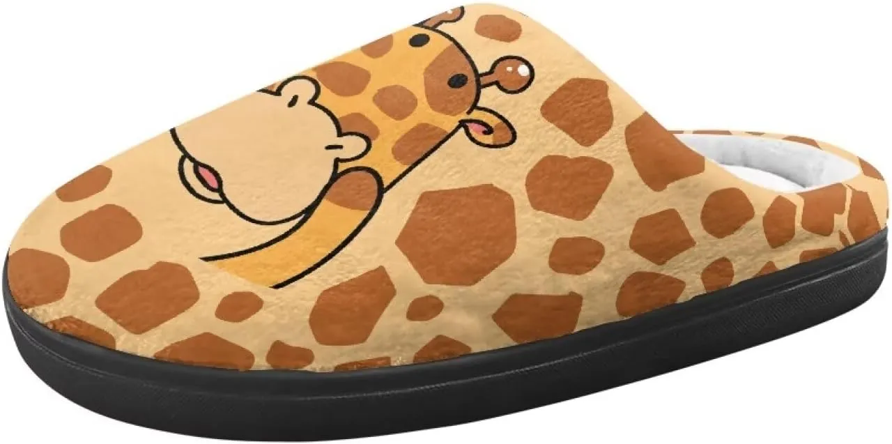 Animal Children's Plush Slippers Little Kids Comfy House Slippers Warm Winter Flannel Fuzzy Slippers Cute Indoor Shoes Non-Slip Slippers Size9-14.5