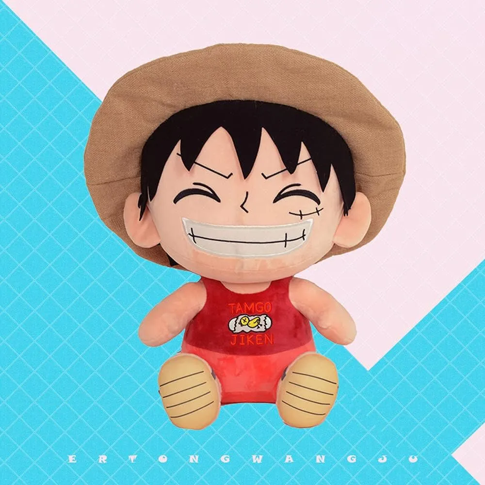 Anime Plush Pillow Doll Soft Stuffed Figure Toy Collectible Stuffed Cartoon Soft Plush Doll for Home Car Décor