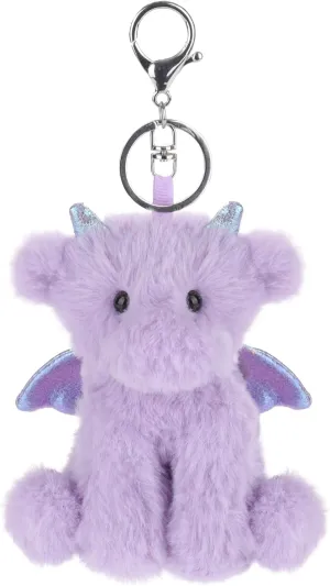Apricot Lamb Cute Toys Plush Dragon Dinosaur Stuffed Animal Soft Keychain for Kids Bag, Purse, Backpack, Handbag (5 Inches) …