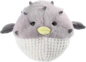 Apricot Lamb Ocean Fish Toys Plush Gray Pufferfish Sea Stuffed Animal Soft Cuddly Perfect for Child 7.5 Inches