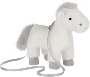 Apricot Lamb Pony Horse Shaped Crossbody Plush Purse, Stuffed Animal Shoulder Bag, Kids Fashion Handbags, 11.9 Inches