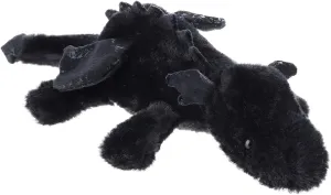 Apricot Lamb Toys Plush Black Lying Dragon Dinosaur Stuffed Animal Soft Cuddly Perfect for Child (Black Dragon,15 Inches)