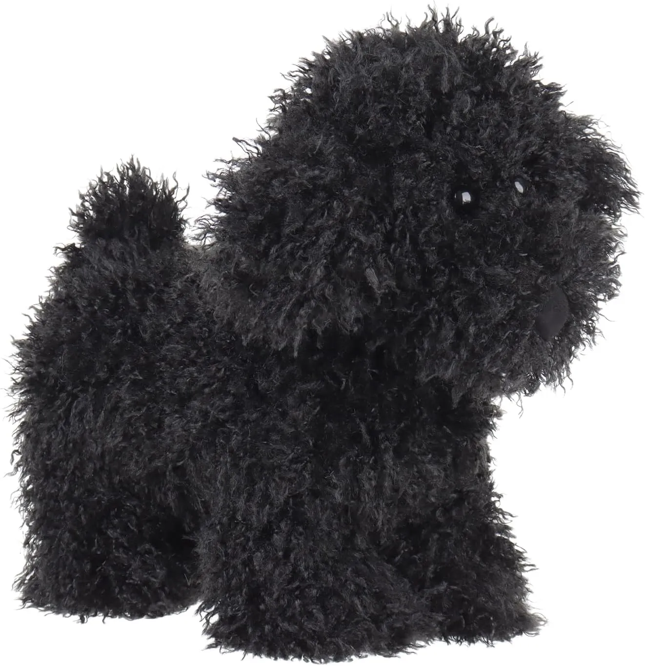 Apricot Lamb Toys Plush Black Poodle Dog Puppy Stuffed Animal Soft Cuddly Perfect for Child 8.3 Inches