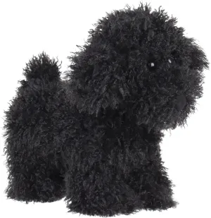 Apricot Lamb Toys Plush Black Poodle Dog Puppy Stuffed Animal Soft Cuddly Perfect for Child 8.3 Inches