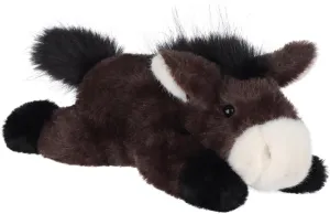 Apricot Lamb Toys Plush Brown Lazy Donkey Stuffed Animal Soft Cuddly Perfect for Kids 11.4 Inches