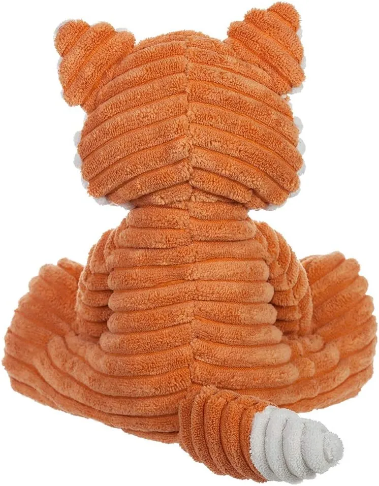 Apricot Lamb Toys Plush Corduroy Fox Stuffed Animal Soft Cuddly Perfect for Child (Corduroy Fox,8.5 Inches)
