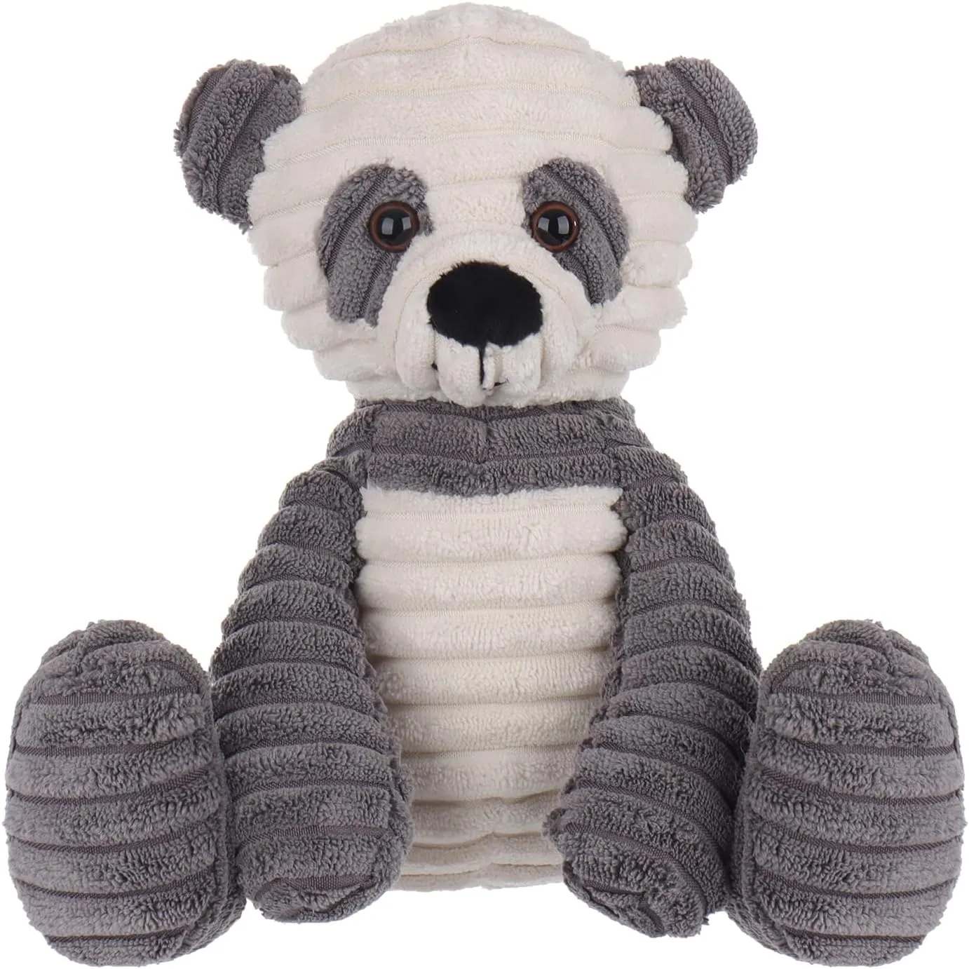 Apricot Lamb Toys Plush Corduroy Panda Stuffed Animal Soft Cuddly Perfect for Kids 8.7 Inches