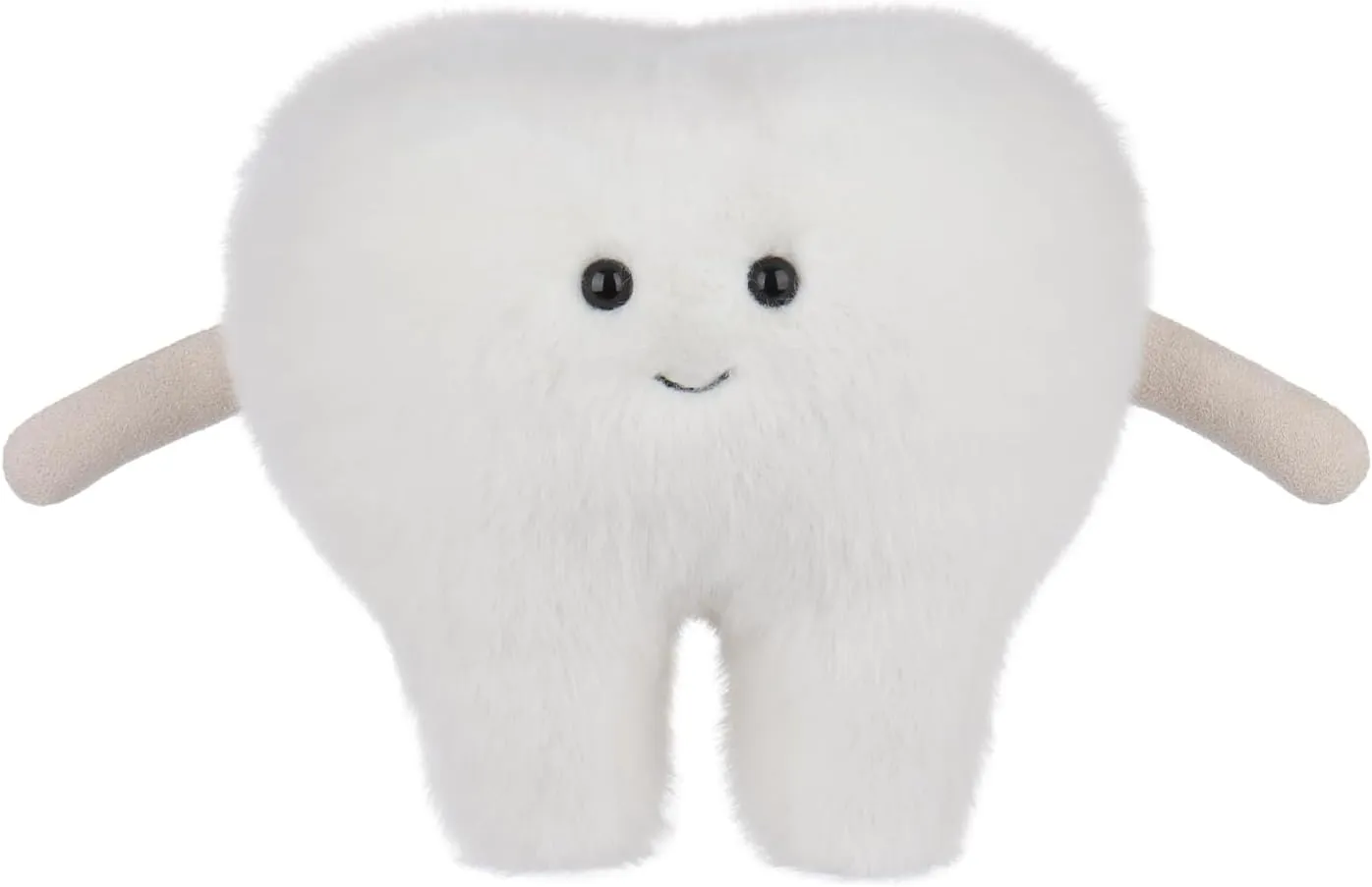 Apricot Lamb Toys Plush White Healthy Tooth Stuffed Tooth Soft Cuddly Perfect for Kids 10.6 Inches