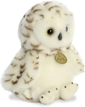 Aurora® Adorable Miyoni® Tots Snowy Owlet Stuffed Animal - Lifelike Detail - Cherished Companionship - White 10 Inches